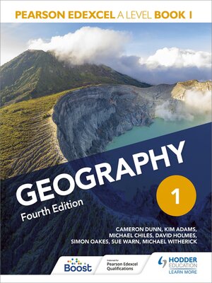 cover image of Pearson Edexcel a Level Geography Book 1